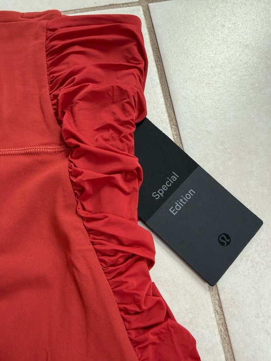 lululemon athletica Ruched-Side High-Rise Leggings - Rust - Picture 4 of 7